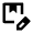 Box Edit Icon from Outlined Line - Material Pro Set