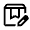 Box Edit Icon from Outlined Line - Material Symbols Set