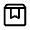 Box Icon from Rounded Line - Material Symbols Set