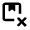Box Remove Icon from Rounded Line - Material Pro Set