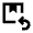 Box Return Icon from Sharp Line - Material Pro Set