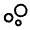 Bubble Chart Icon from Sharp Line - Material Symbols Set