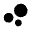 Bubble Chart Fill Icon from Outlined Fill - Material Symbols Set