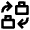 Business To Business Icon from Outlined Line - Material Pro Set