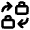 Business To Business Icon from Rounded Line - Material Pro Set