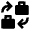 Business To Business Fill Icon from Outlined Fill - Material Pro Set