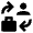 Business To Consumer Fill Icon from Outlined Fill - Material Pro Set
