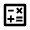 Calculate Icon from Outlined Line - Material Pro Set