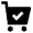 Check Shopping Cart Fill Icon from Outlined Fill - Material Pro Free Set