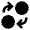 Coin Swap Fill Icon from Outlined Fill - Material Pro Set