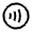 Contactless Icon from Sharp Line - Material Symbols Set