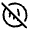 Contactless Off Icon from Rounded Line - Material Symbols Set