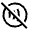 Contactless Off Icon from Outlined Line - Material Symbols Set