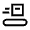 Conveyor Belt Icon from Sharp Line - Material Symbols Set