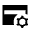 Credit Card Gear Fill Icon from Sharp Fill - Material Symbols Set