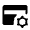 Credit Card Gear Fill Icon from Rounded Fill - Material Symbols Set