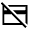 Credit Card Off Icon from Sharp Line - Material Symbols Set
