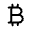 Currency Bitcoin Icon from Rounded Line - Material Symbols Set