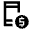 Mobile Payment Coin Icon from Sharp Line - Material Pro Free Set