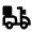 Motorcycle Delivery Icon from Outlined Line - Material Pro Free Set