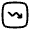 Graph Down Icon from Solar Linear Set