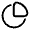 Pie Chart Icon from Solar Linear Set