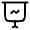 Presentation Graph Icon from Solar Linear Set