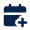 Calendar Add Fill Icon from Mingcute Fill Set