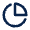 Chart Pie 2 Line Icon from Mingcute Line Set