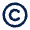 Copyright Line Icon from Mingcute Line Set