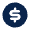 Currency Dollar Fill Icon from Mingcute Fill Set