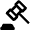 Law Hammer Icon from Nova Line Set
