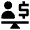 User Cash Scale Icon from Nova Solid Set