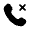 Call Cancel Icon from Solar Bold Set