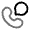 Call Chat Rounded Icon from Solar Line Duotone Set