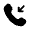 Incoming Call Icon from Solar Bold Set