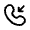 Incoming Call Rounded Icon from Solar Linear Set