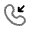 Incoming Call Rounded Icon from Solar Line Duotone Set