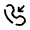 Incoming Call Rounded Icon from Solar Broken Set