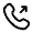 Outgoing Call Icon from Solar Linear Set