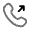Outgoing Call Icon from Solar Line Duotone Set