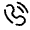 Phone Calling Rounded Icon from Solar Broken Set