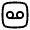 Record Square Icon from Solar Linear Set