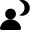 Camera Night Mode Icon from Nova Solid Set