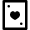 Games Playing Card Heart Icon from Nova Line Set