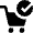 Shopping Cart Check Icon from Nova Solid Set