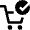 Shopping Cart Check Icon from Nova Line Set