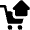 Shopping Cart Home Icon from Nova Solid Set