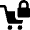 Shopping Cart Lock Icon from Nova Solid Set