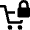 Shopping Cart Lock Icon from Nova Line Set